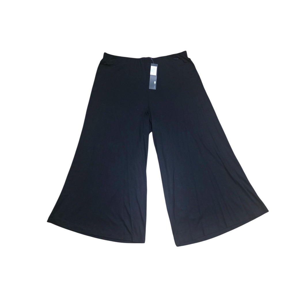 Nally & Millie Black Wide Leg Palazzo Pants N144641 Small Made in USA NEW B3